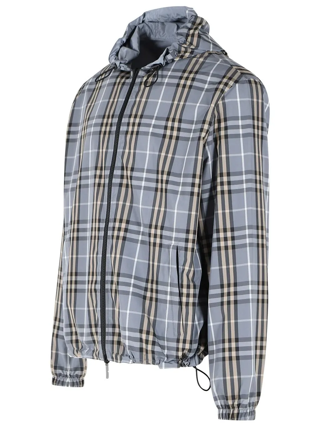 Burberry Reversible Check Hooded Jacket