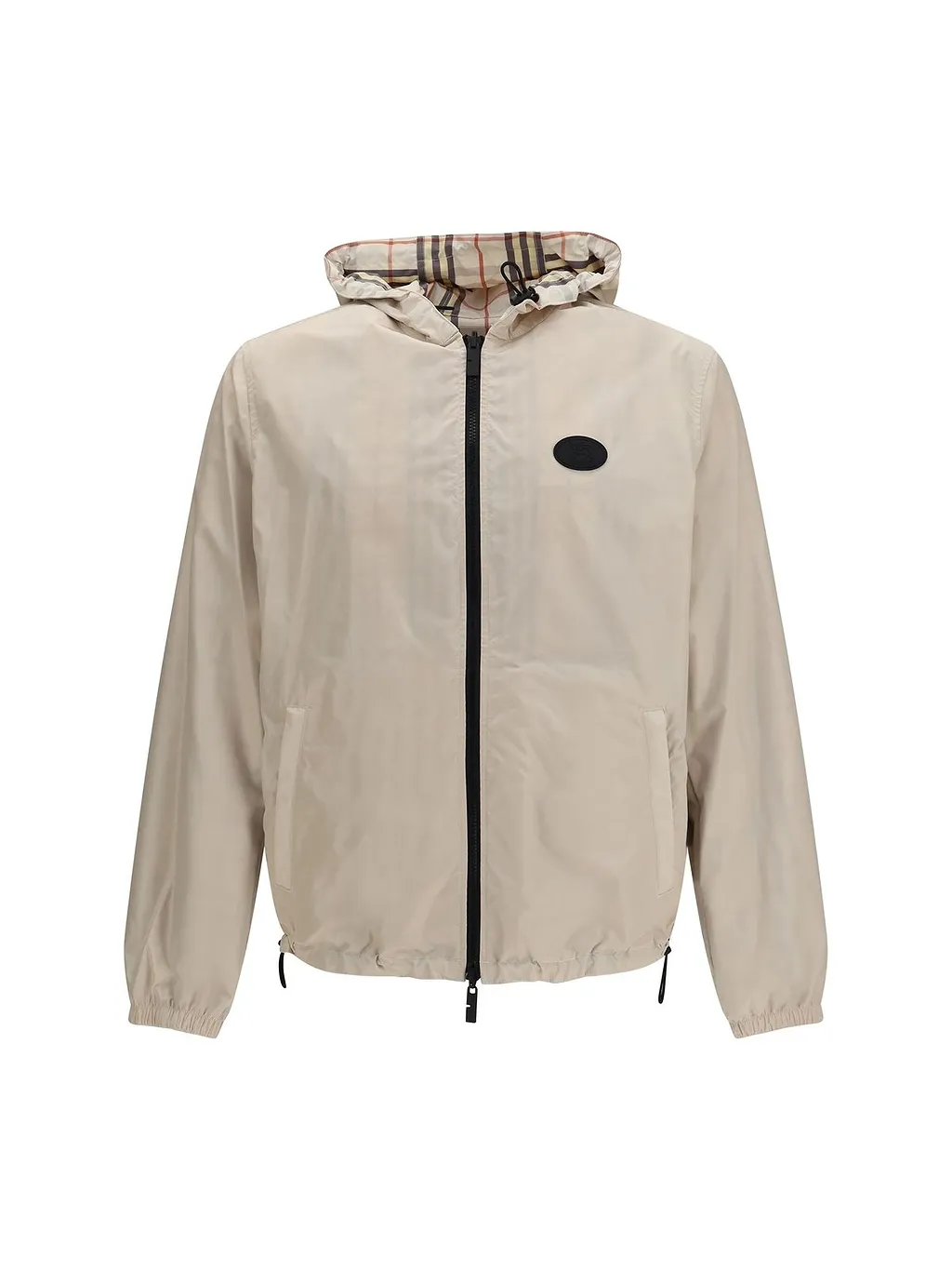 Burberry Reversible Check Hooded Jacket