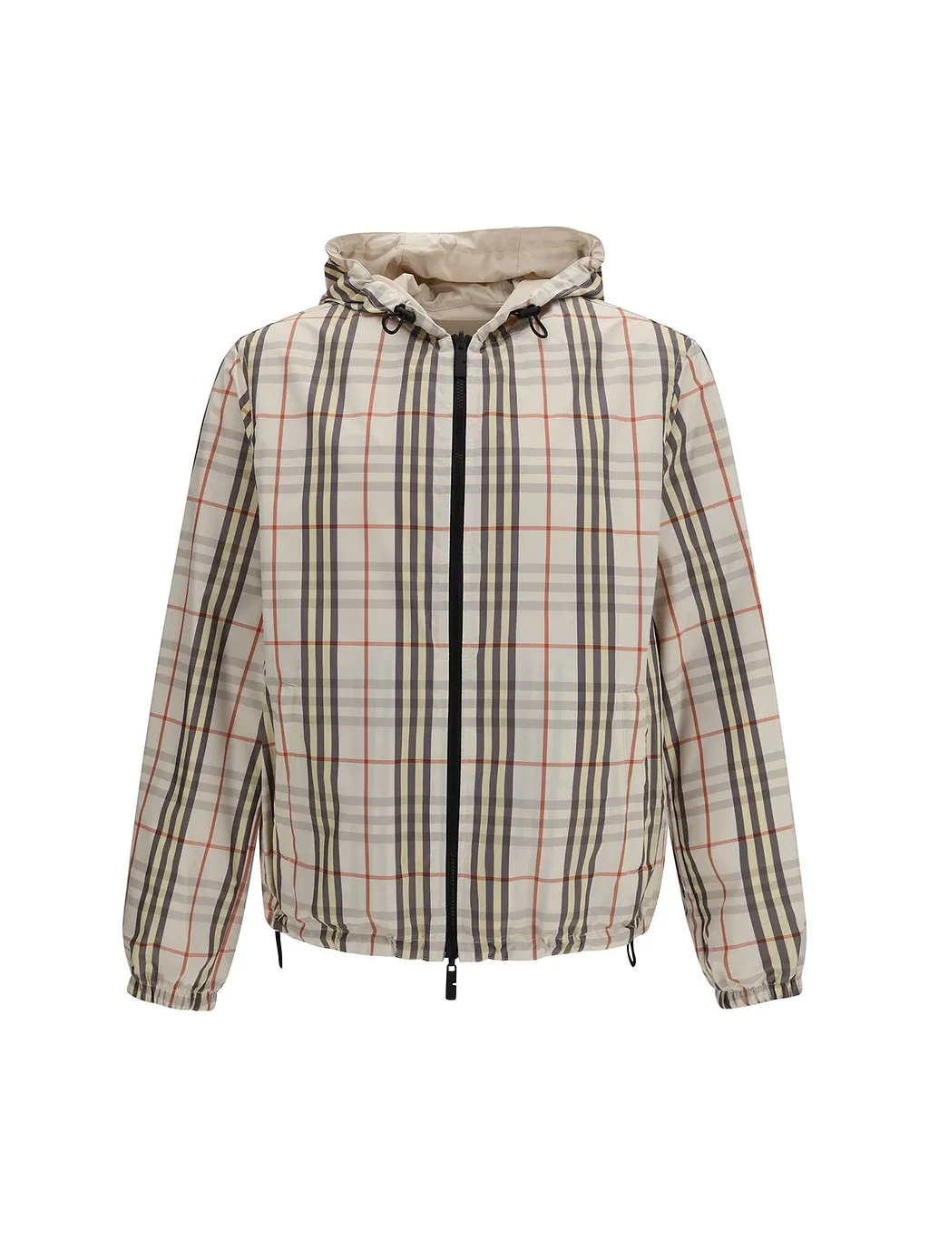 Burberry Reversible Check Hooded Jacket