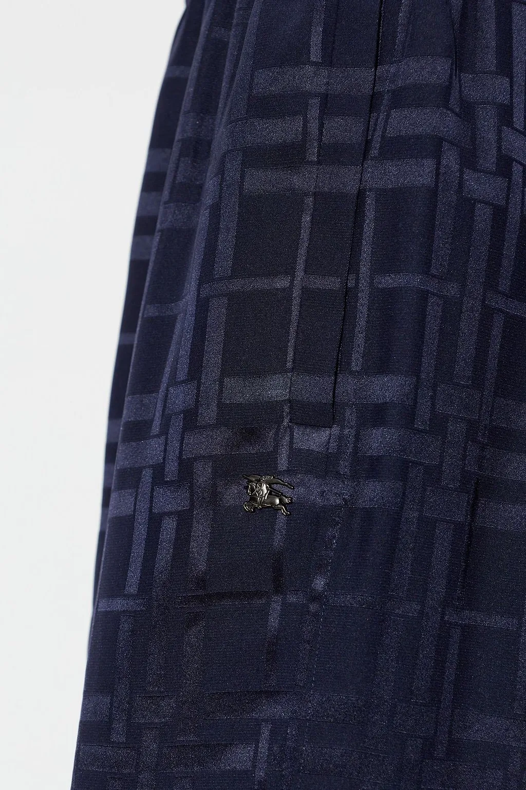 Burberry Check Wide-Leg Pants