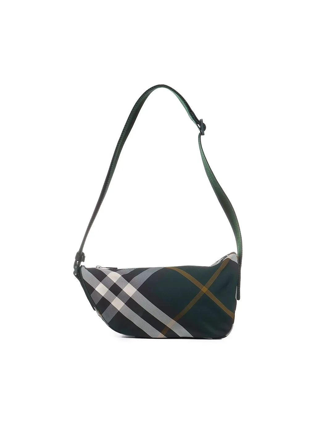 Shield Checked Crossbody Bag