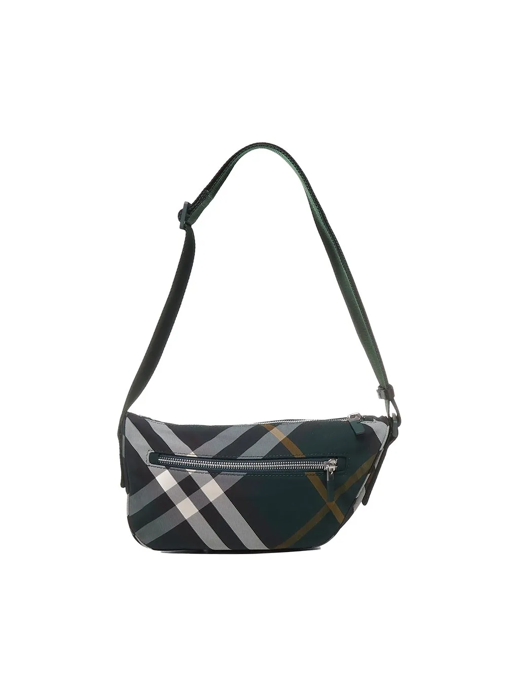 Shield Checked Crossbody Bag