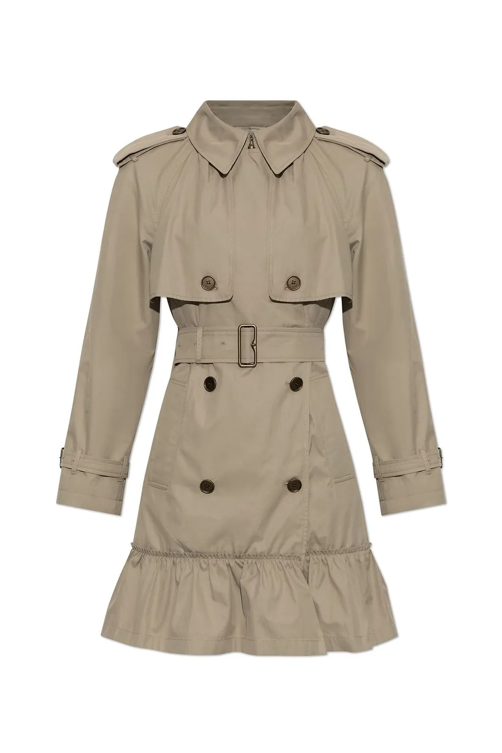 Burberry Short Gabardine Tillydrine Trench Coat