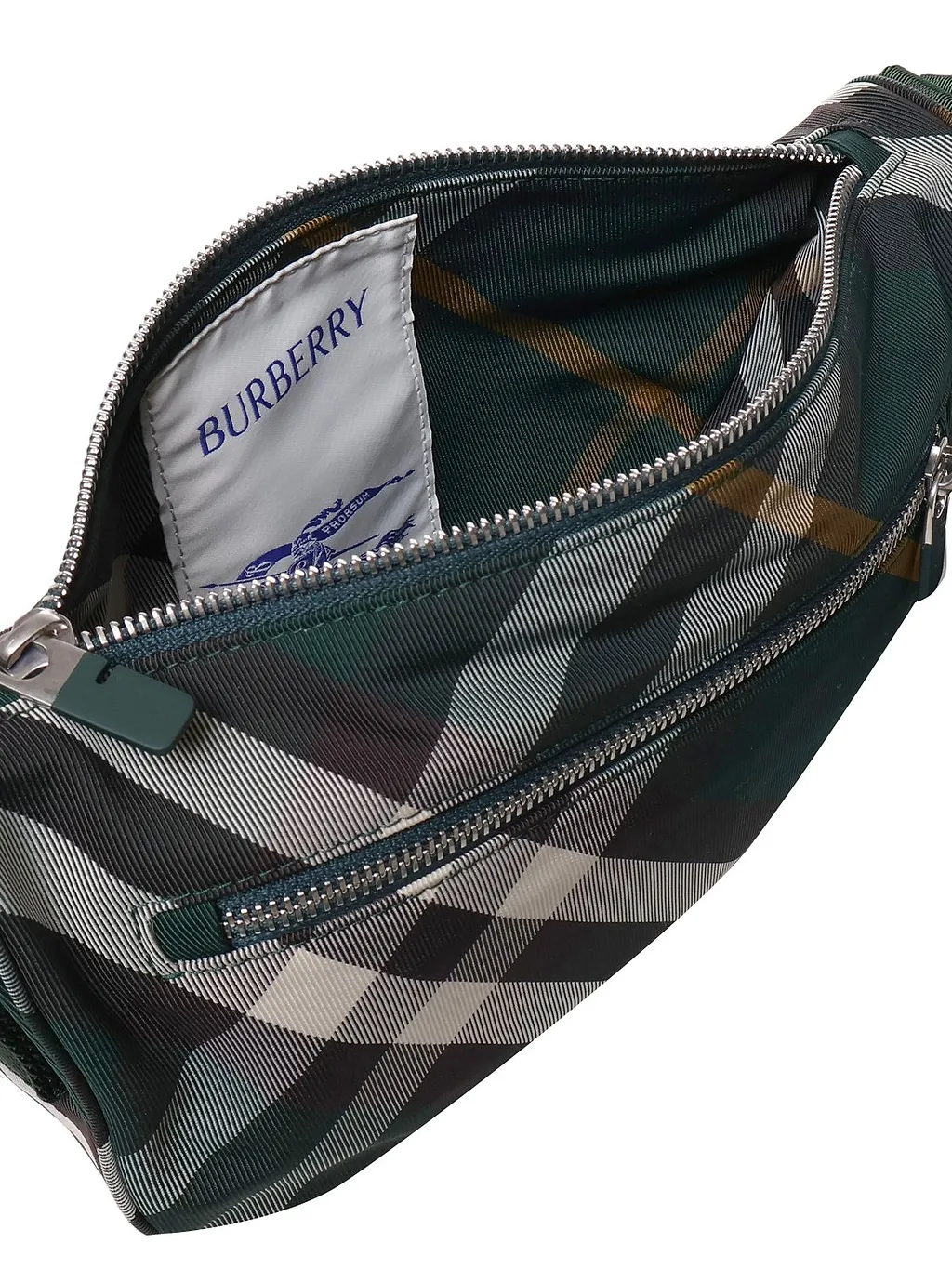 Shield Checked Crossbody Bag