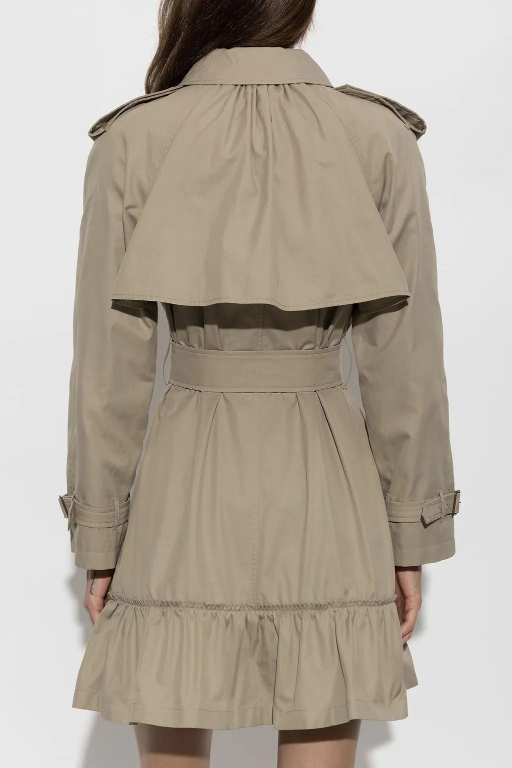 Burberry Short Gabardine Tillydrine Trench Coat