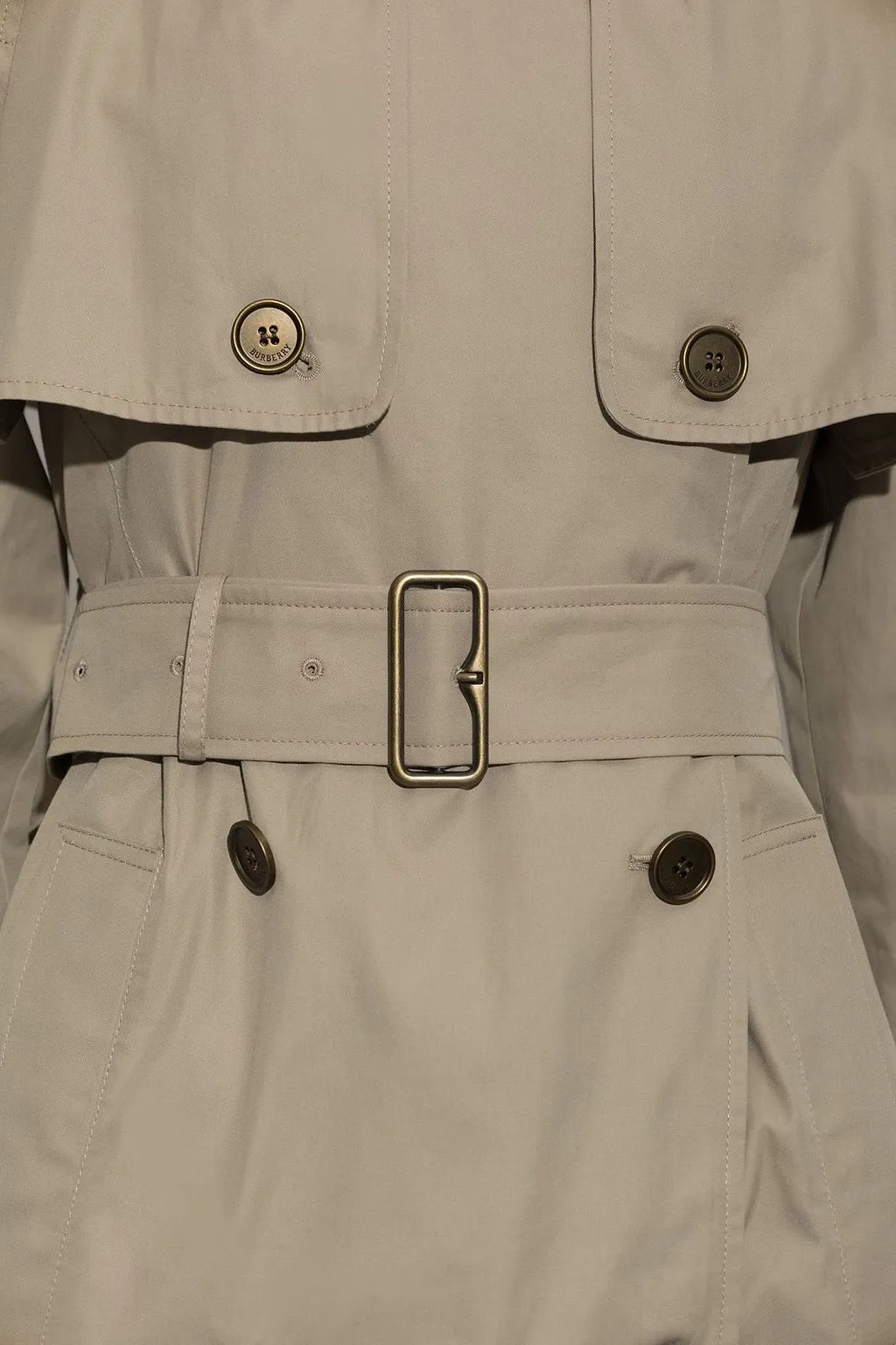 Burberry Short Gabardine Tillydrine Trench Coat