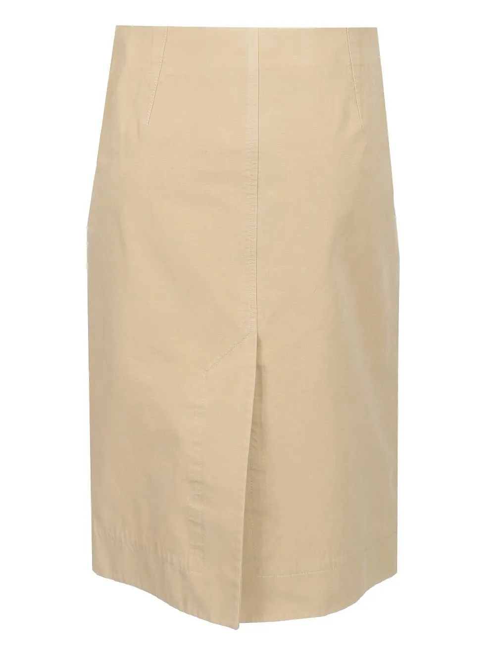 Front Slit Midi Skirt