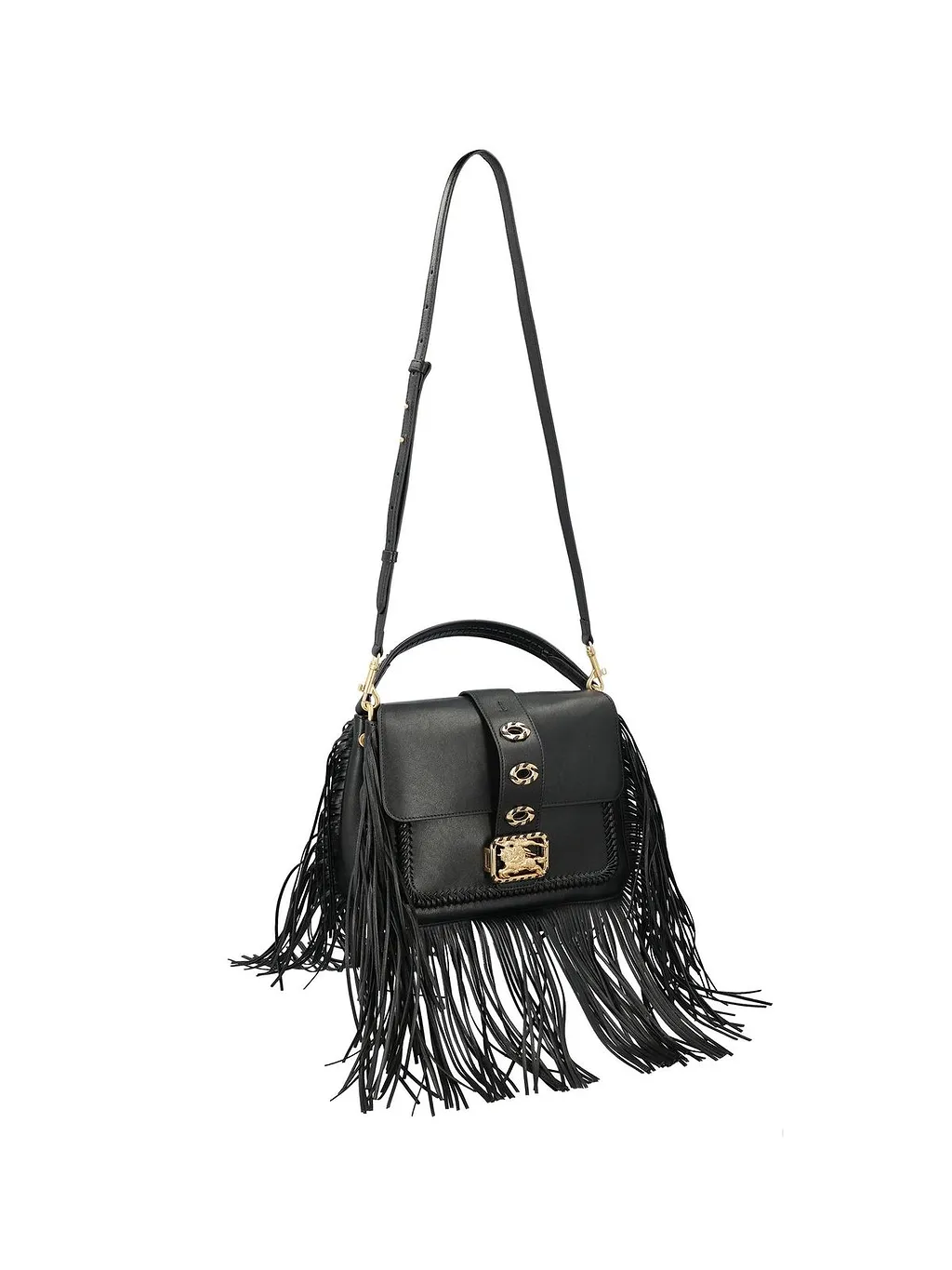 Burberry Rider Fringed Small Shoulder Bag
