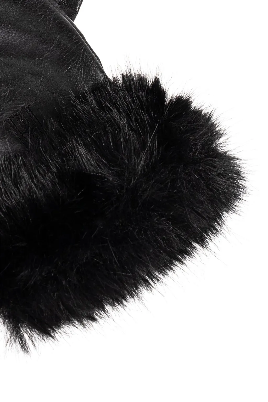 Genna Fur-Trimmed Gloves