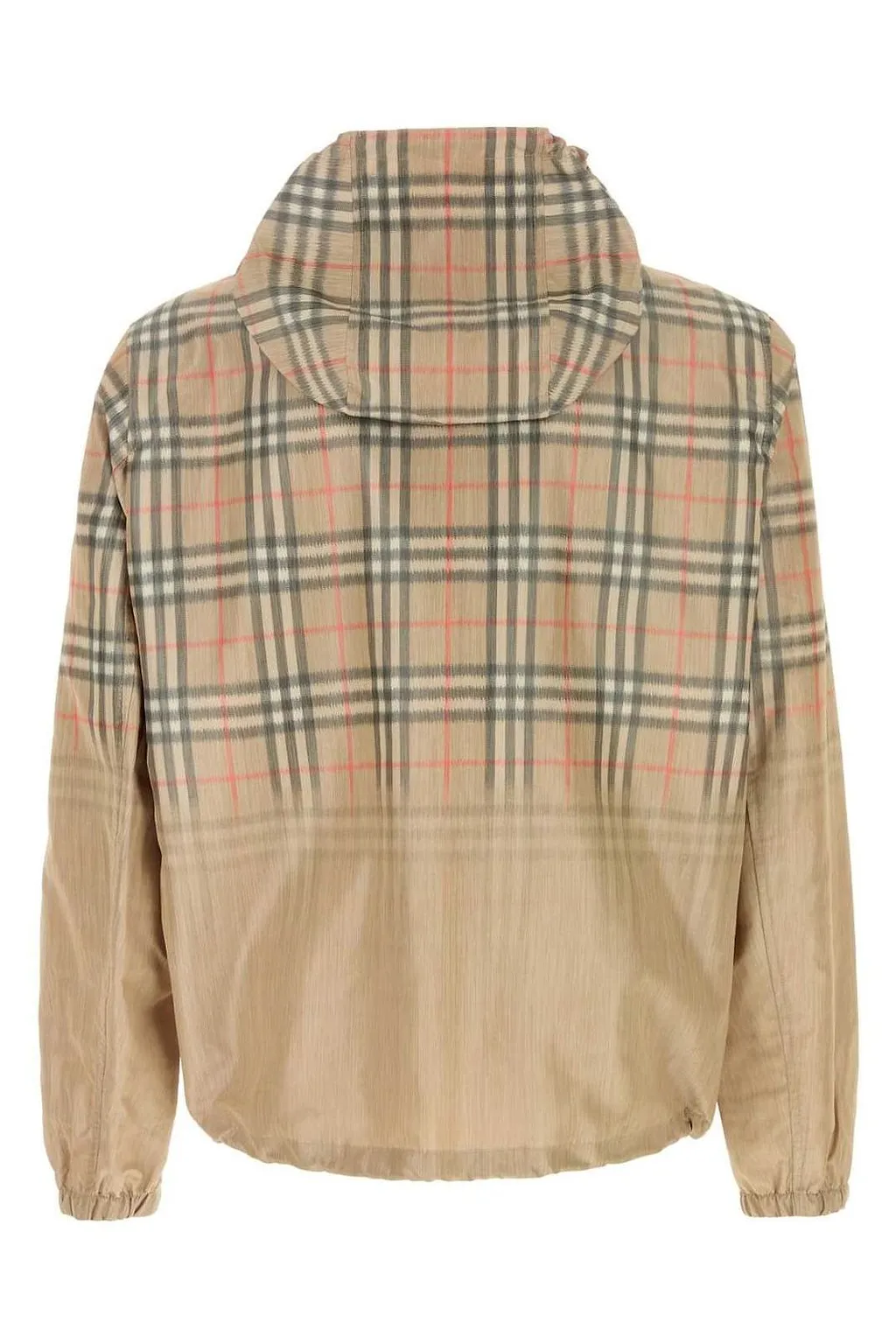 Burberry Gradient Check Hooded Jacket