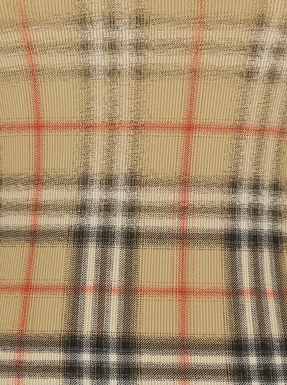 Burberry Gradient Check Stretch Top