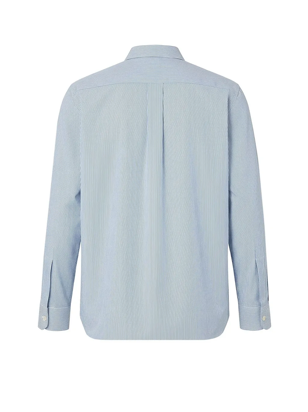 Burberry Striped Logo Embroidered Shirt
