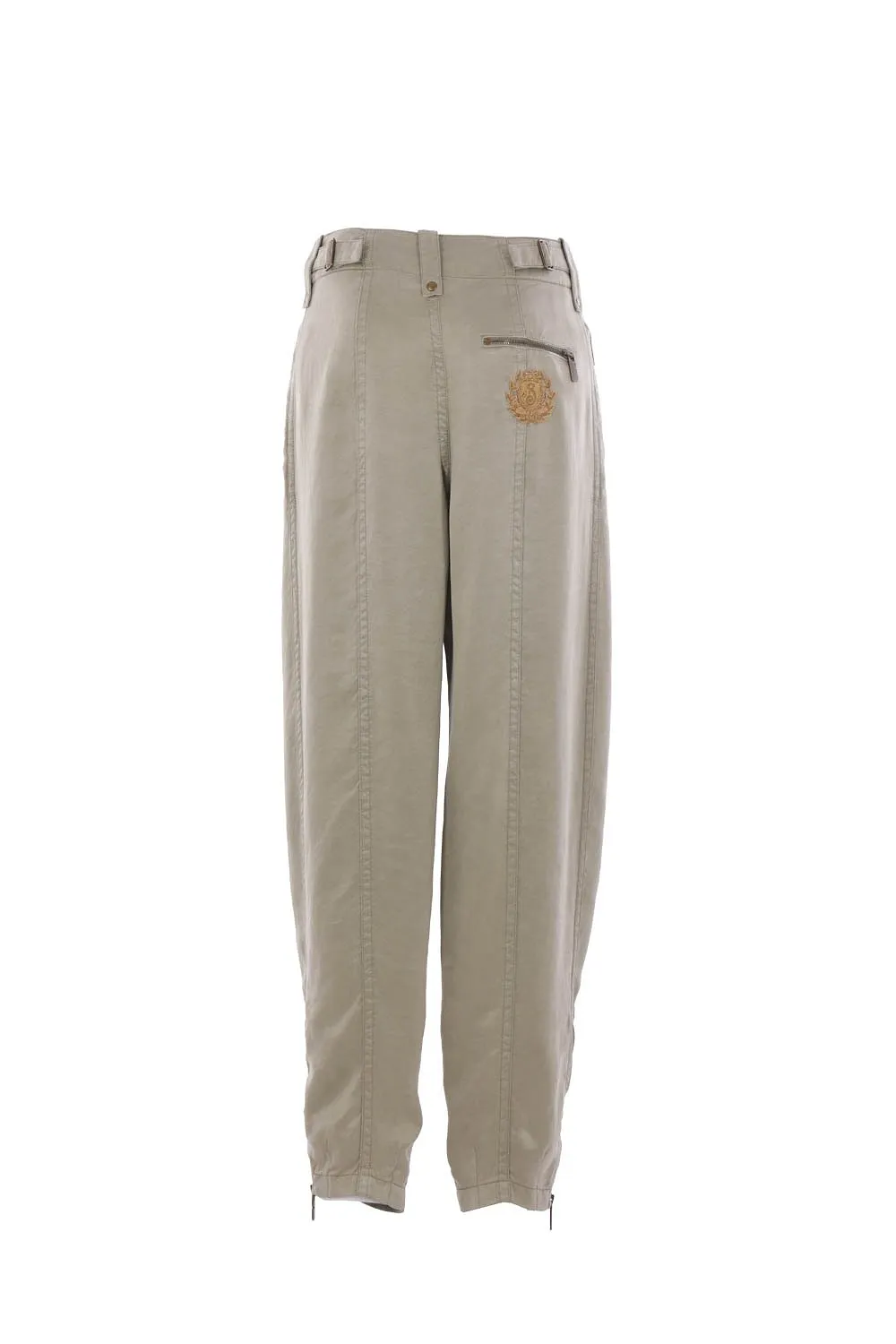 Burberry Tapered-Leg Zip Detailed Trousers