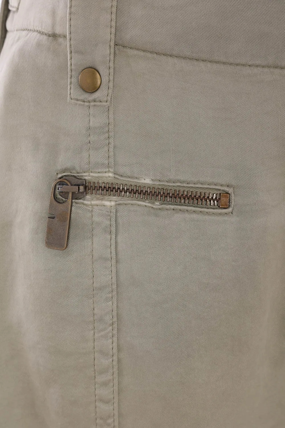 Burberry Tapered-Leg Zip Detailed Trousers