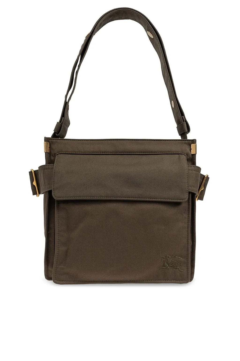 Burberry Trench Logo-Embroidered Zipped Messenger Bag
