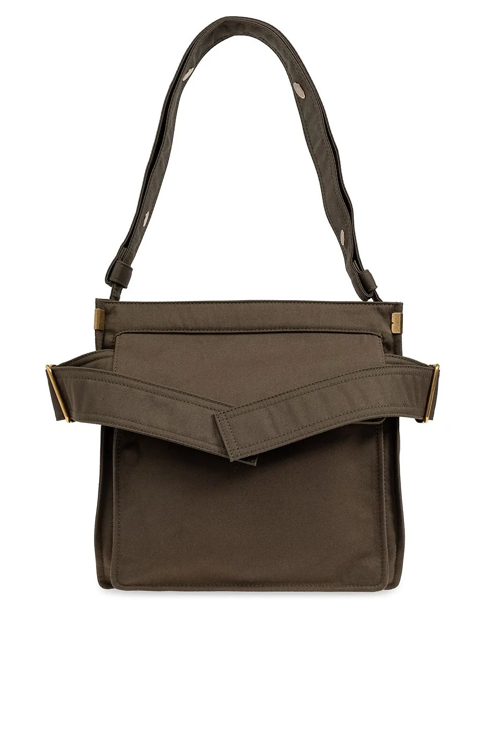 Burberry Trench Logo-Embroidered Zipped Messenger Bag