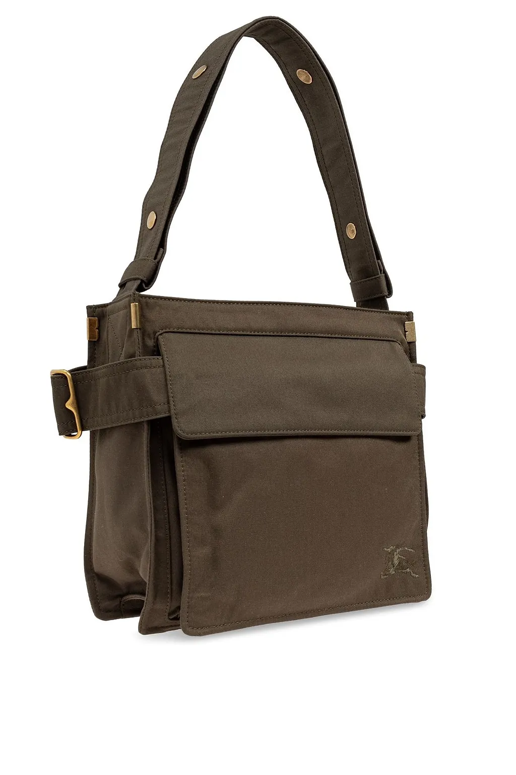 Burberry Trench Logo-Embroidered Zipped Messenger Bag