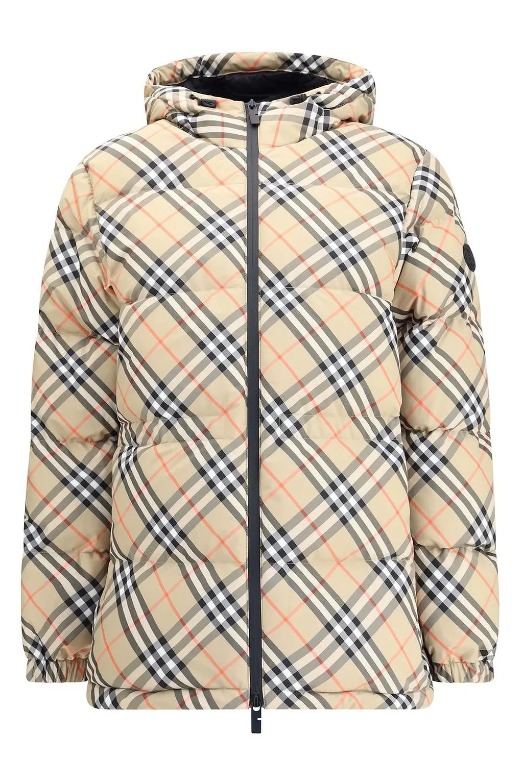 Burberry Vintage Checked Hooded Puffer Jacket