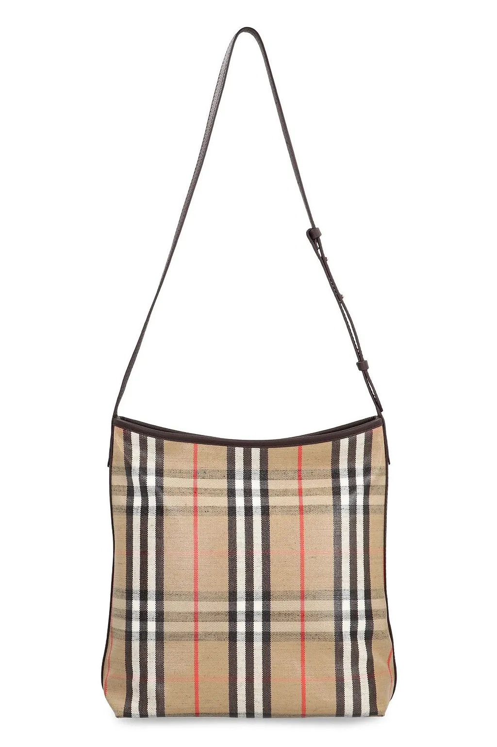 Highlands Check-Pattern Zipped Tote Bag