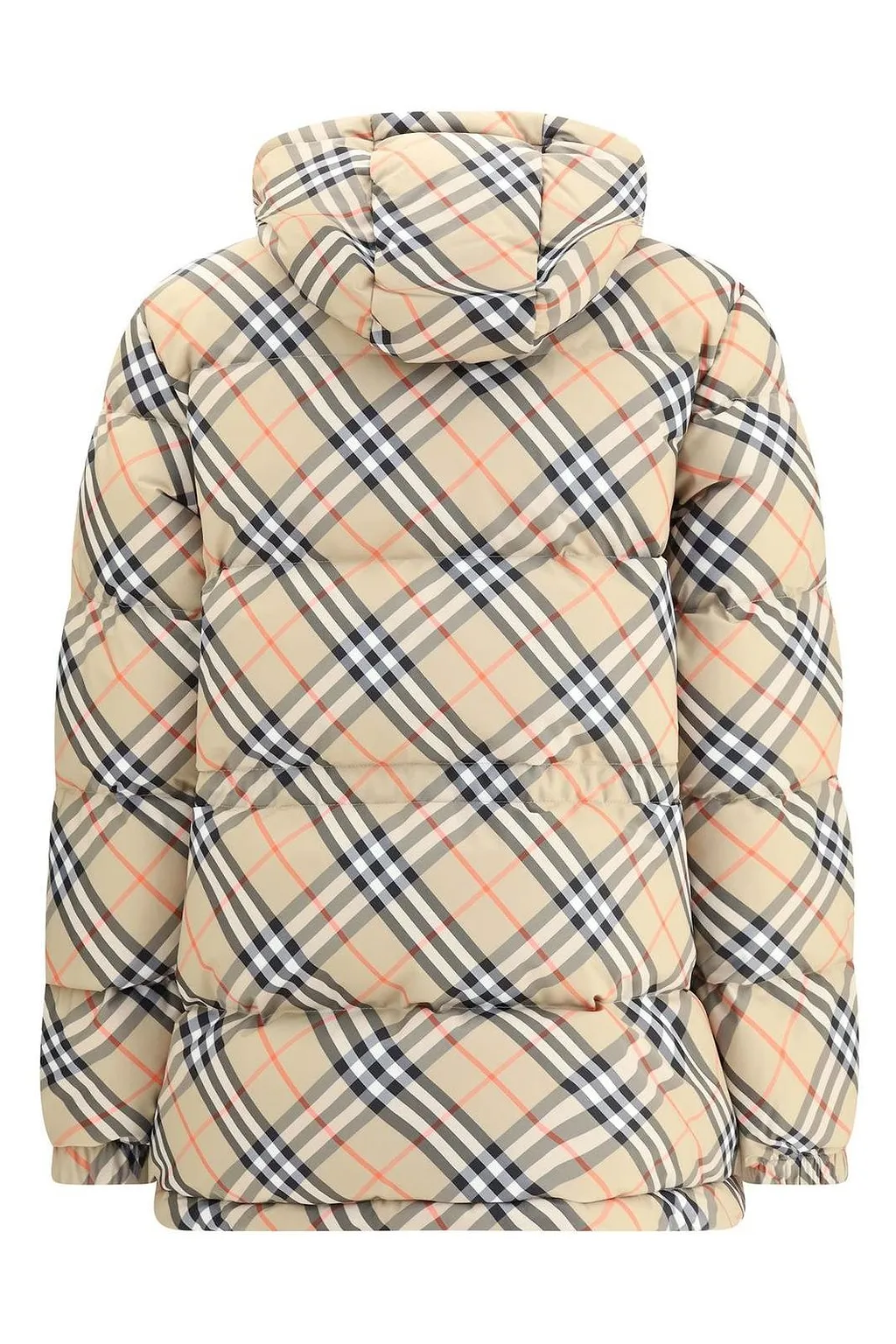 Burberry Vintage Checked Hooded Puffer Jacket