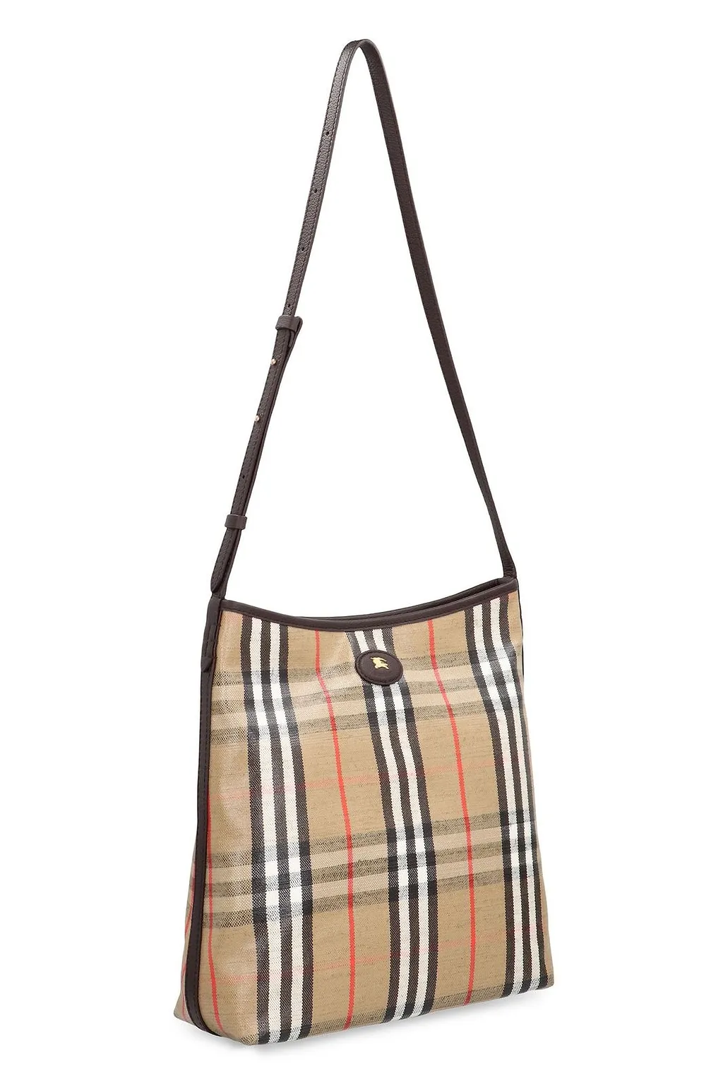 Highlands Check-Pattern Zipped Tote Bag