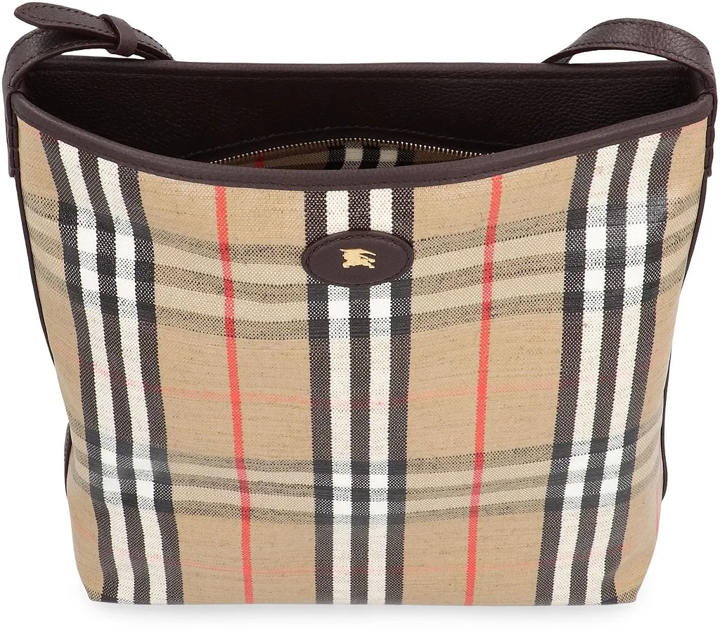 Highlands Check-Pattern Zipped Tote Bag