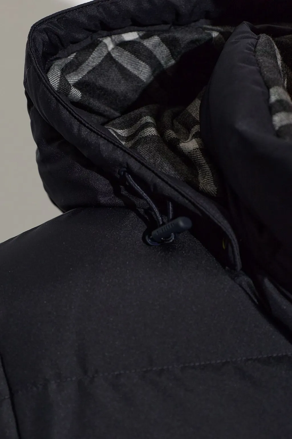Burberry Hooded Zip-Up Down Jacket