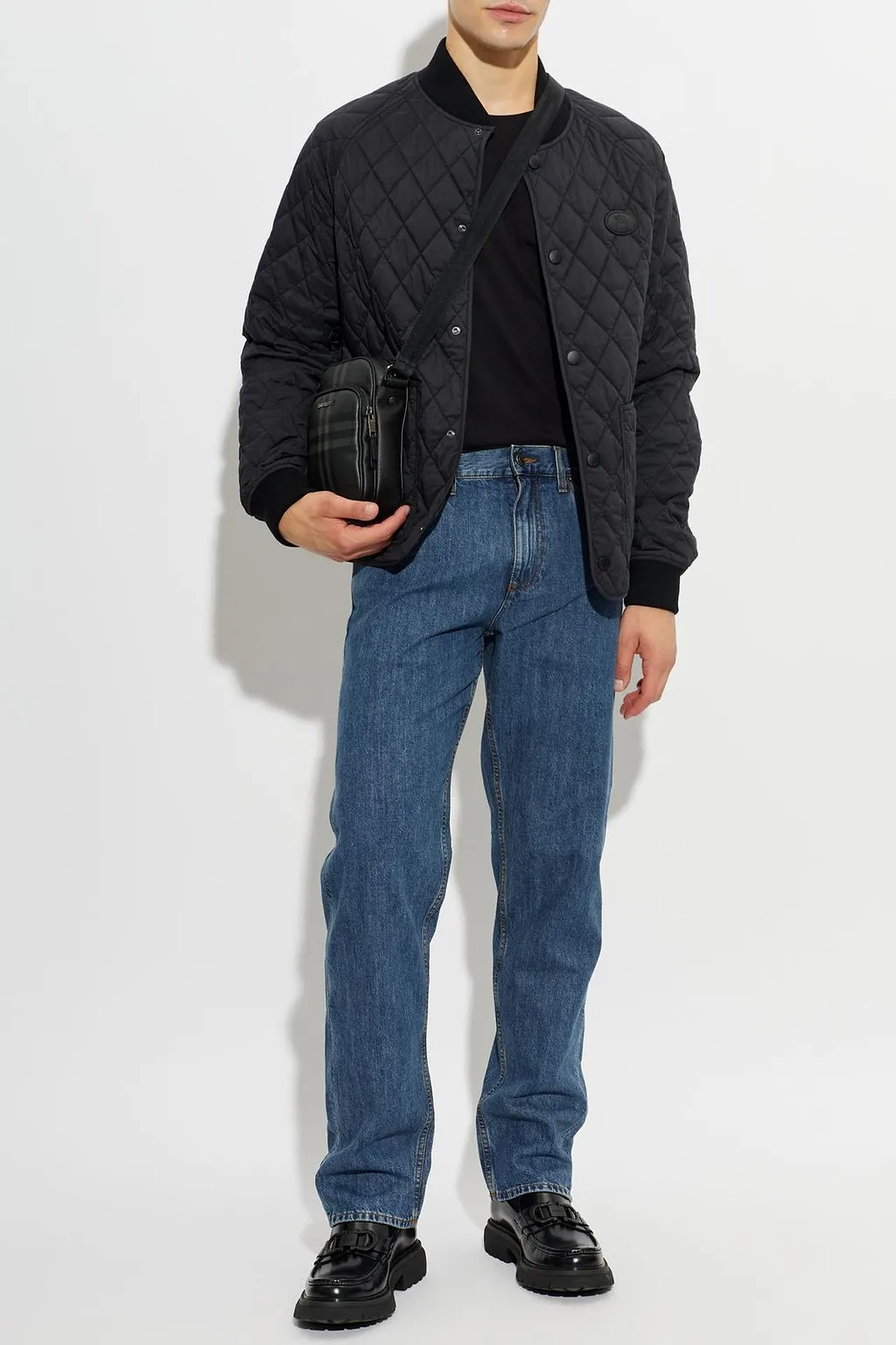 Burberry Uphampton Quilted Bomber Jacket