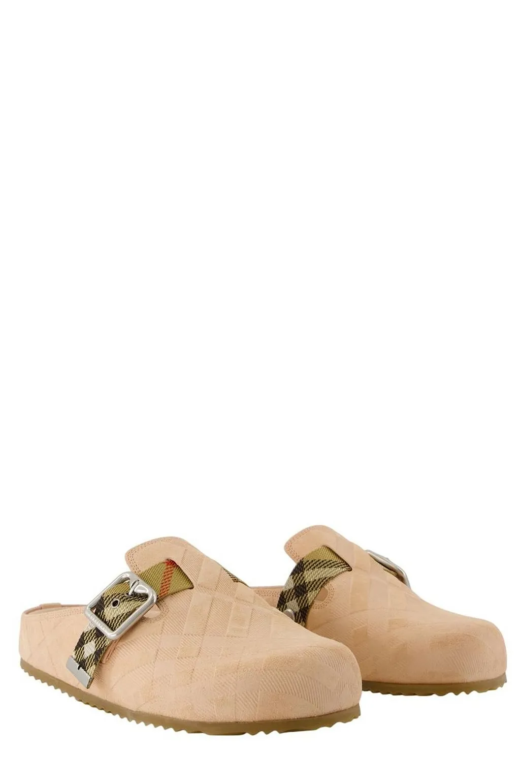 Burberry Urchin Round-Toe Sandals