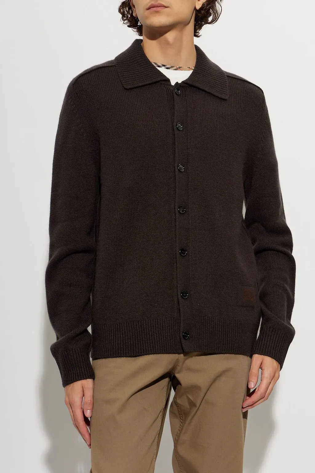 Burberry Channing Button-Up Cardigan