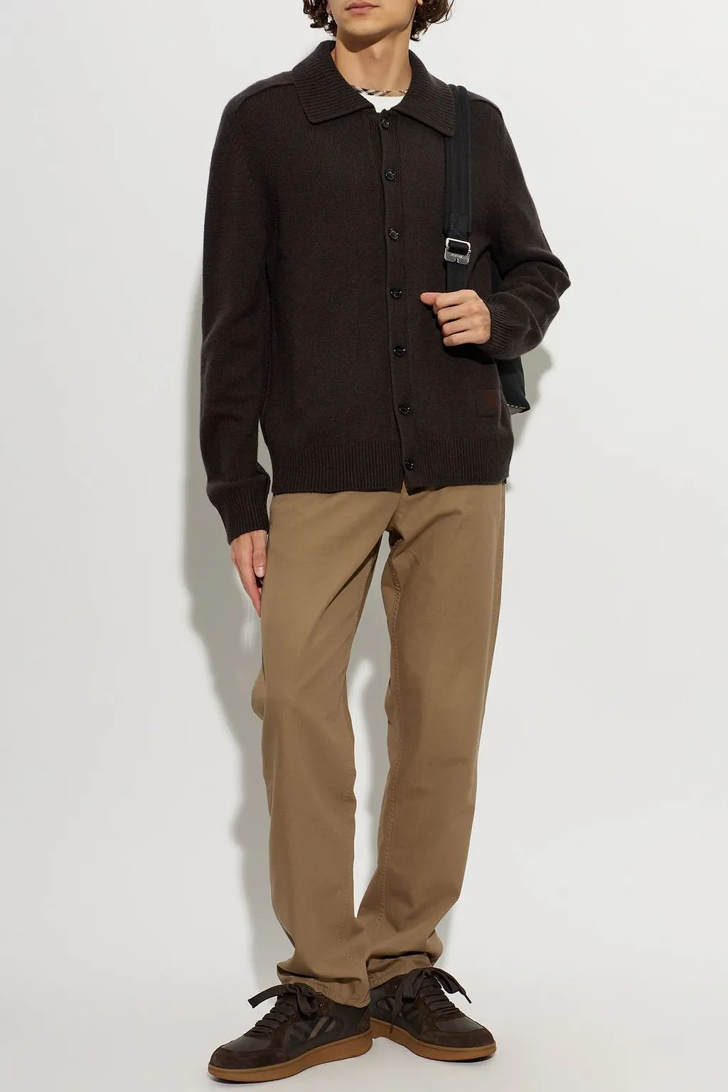 Burberry Channing Button-Up Cardigan