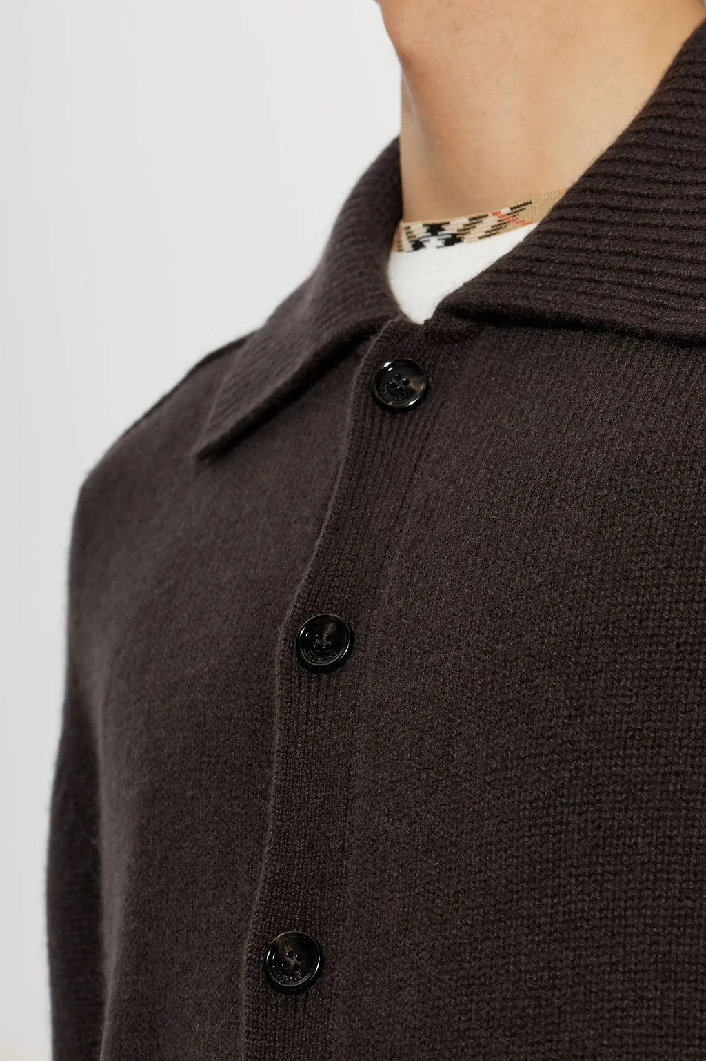 Burberry Channing Button-Up Cardigan