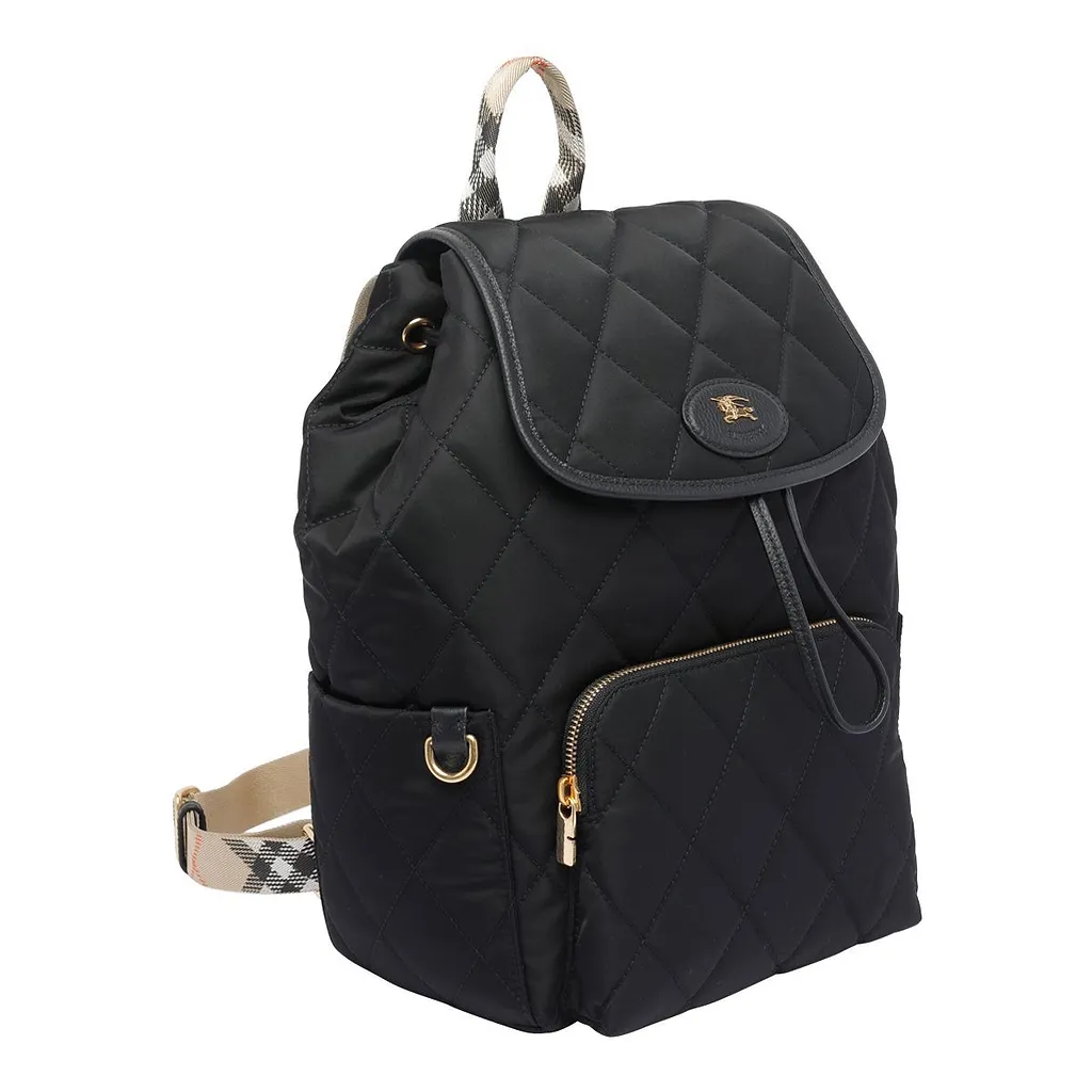 Burberry Horseshoe Quilted Backpack