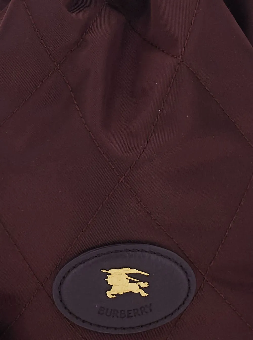 Burberry Horseshoe Quilted Mini Bucket Bag