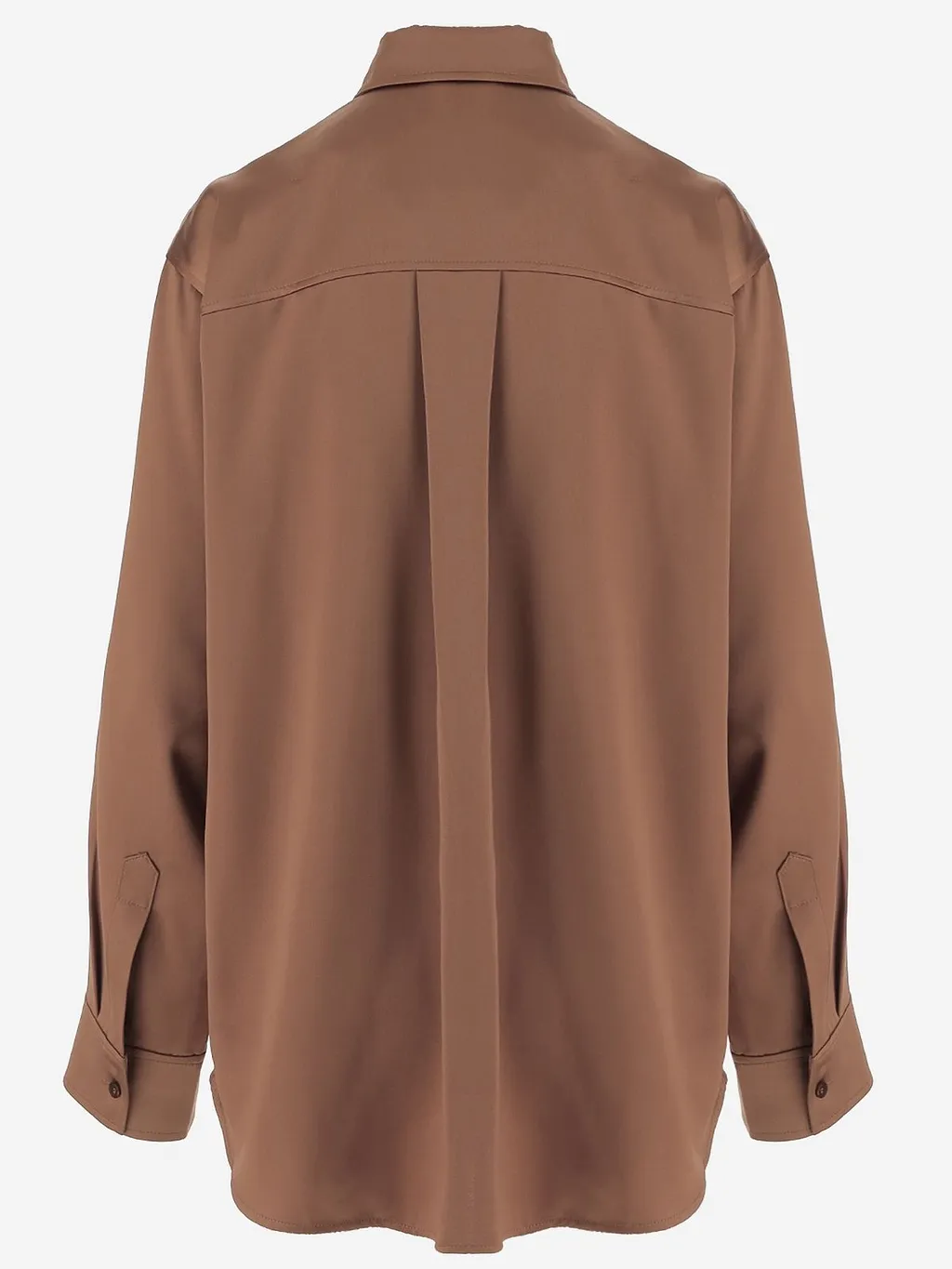 By Malene Birger Satin Patch-Pocket Shirt