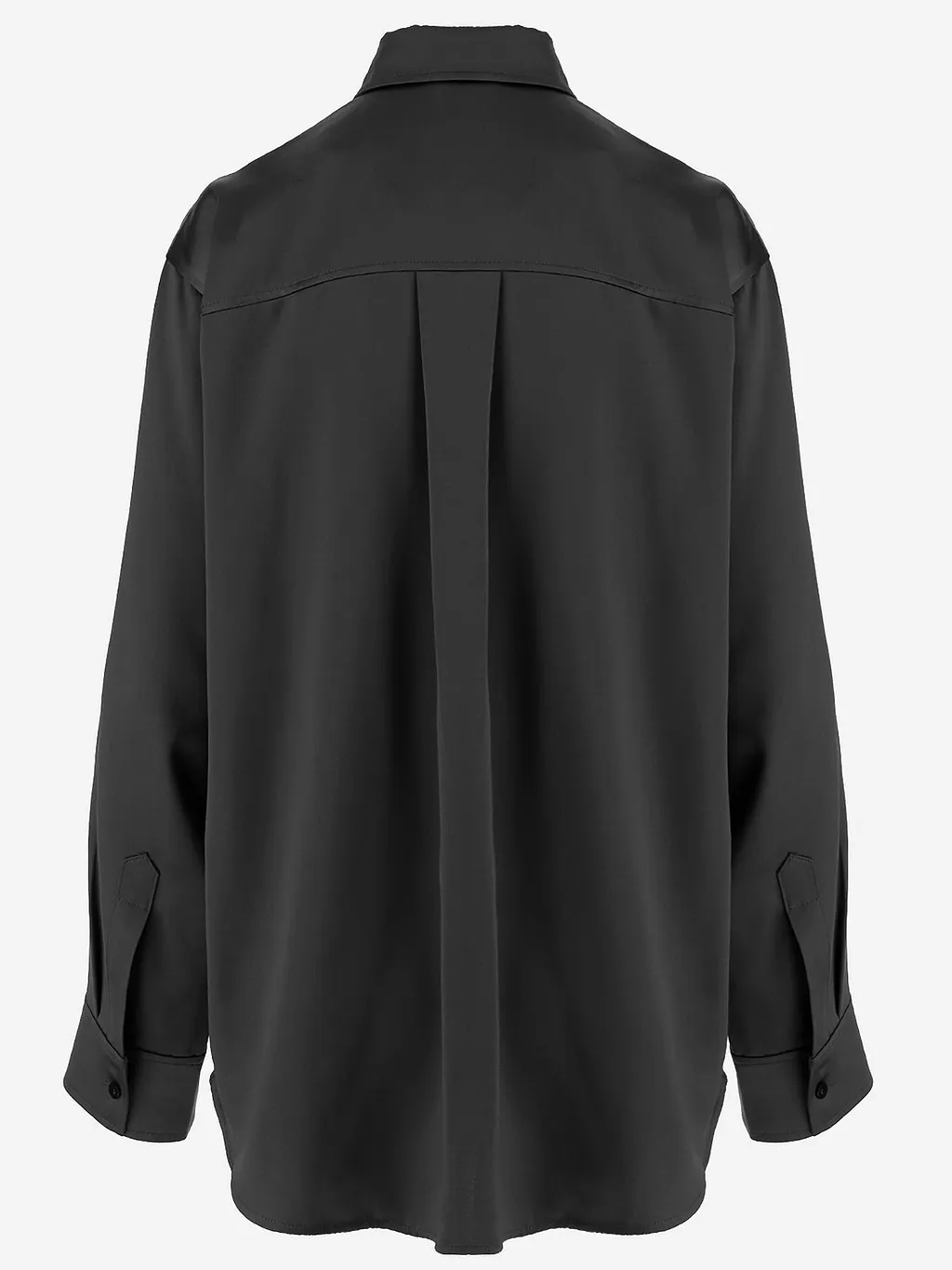 By Malene Birger Satin Patch-Pocket Shirt
