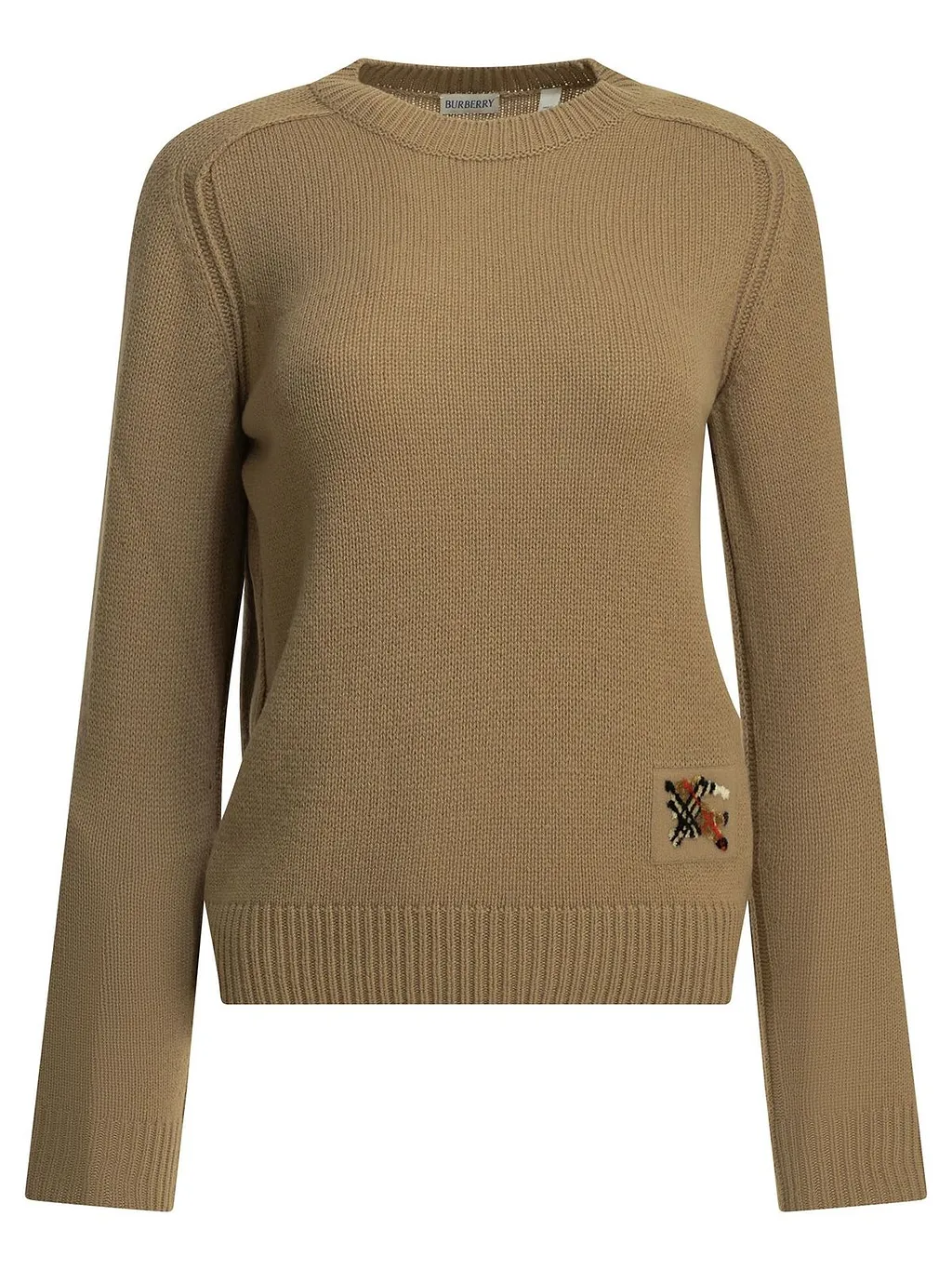 Janelle Logo Patch Knitted Jumper