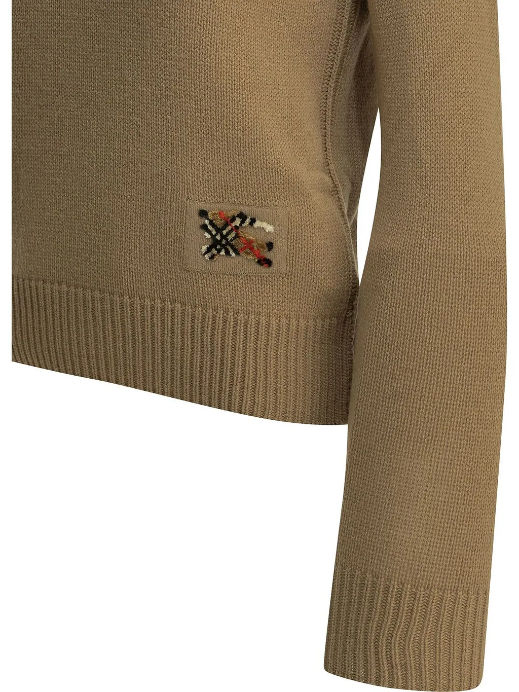 Janelle Logo Patch Knitted Jumper