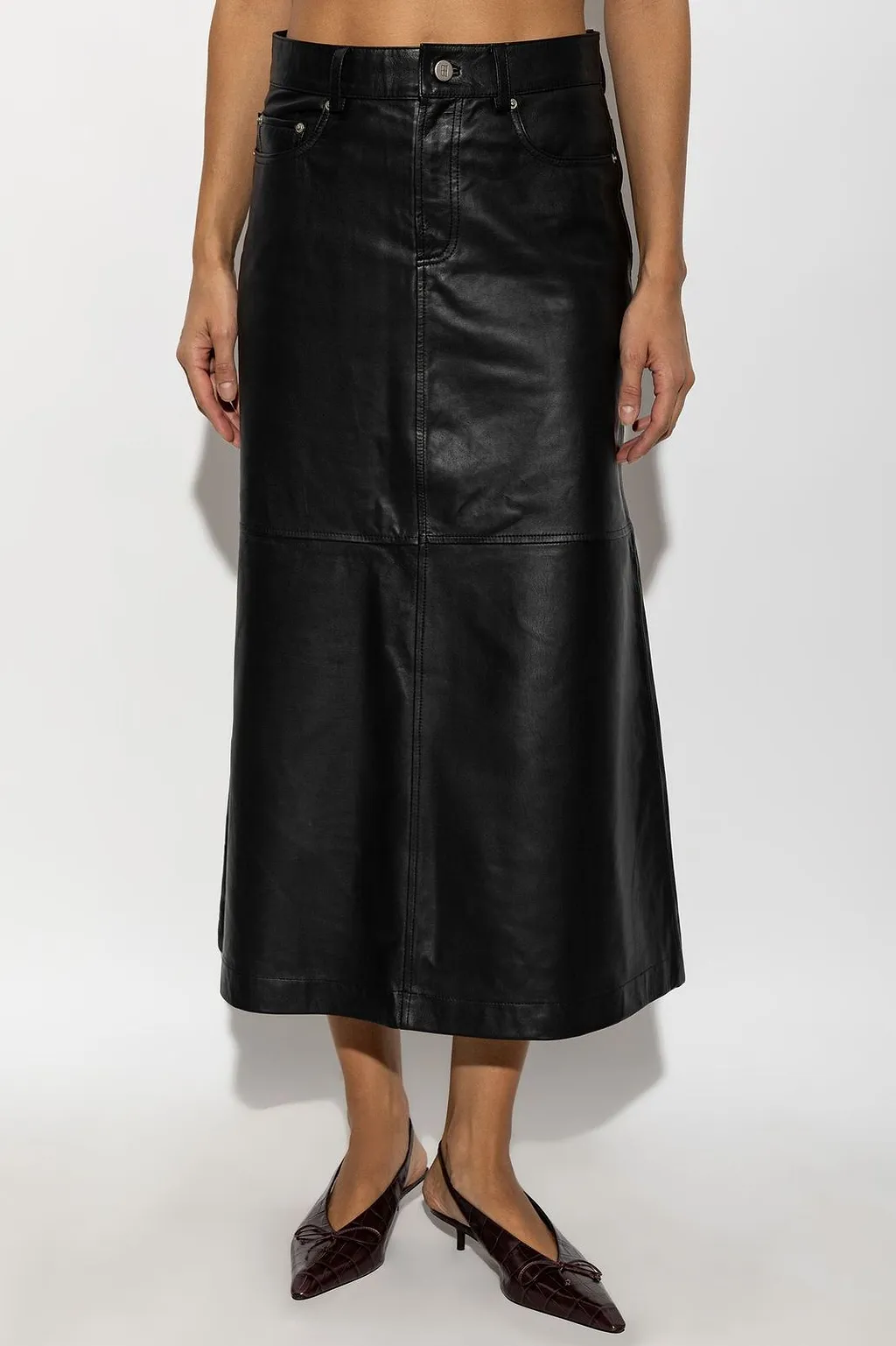 By Malene Birger Solene Leather Skirt