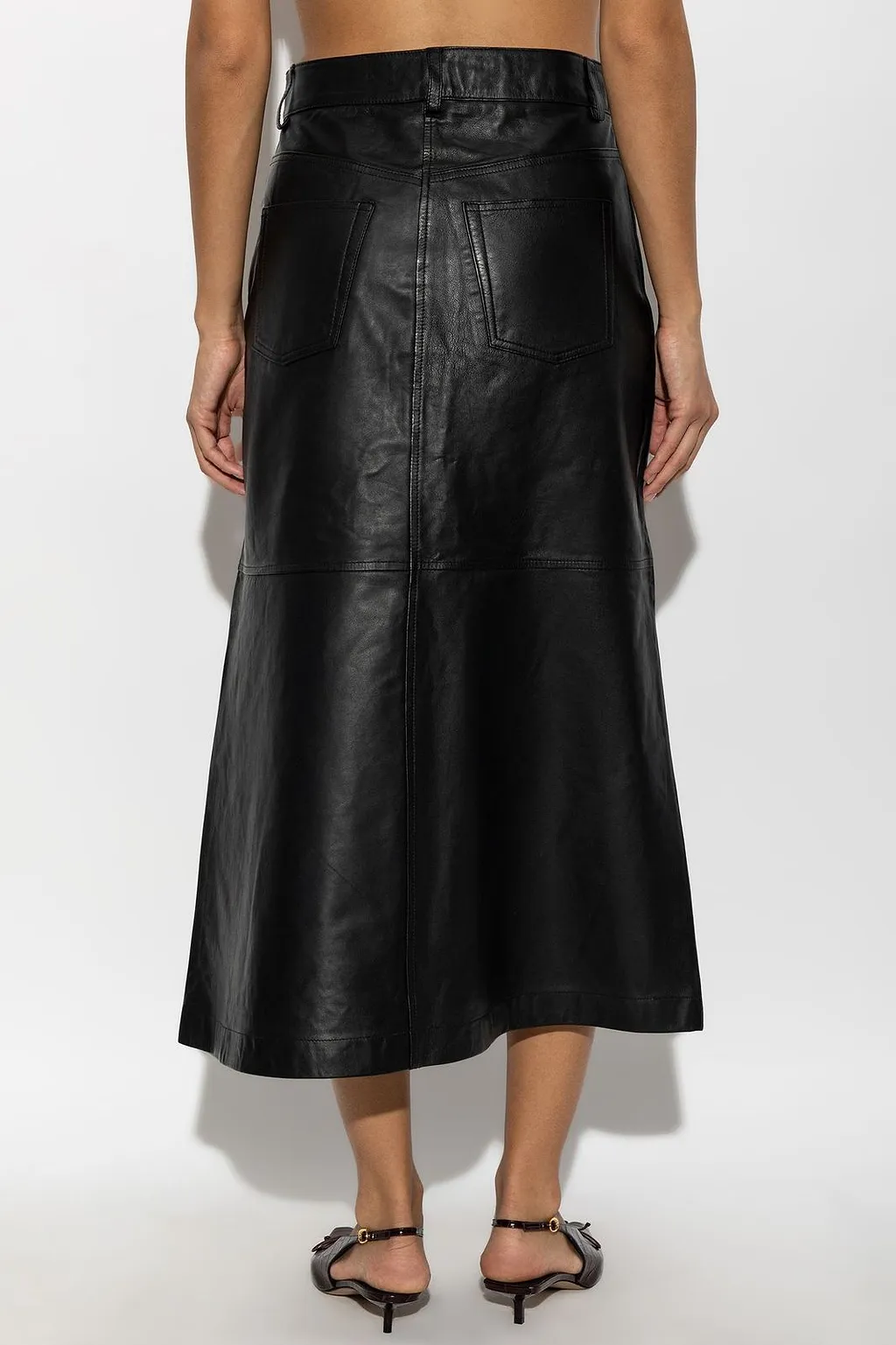 By Malene Birger Solene Leather Skirt