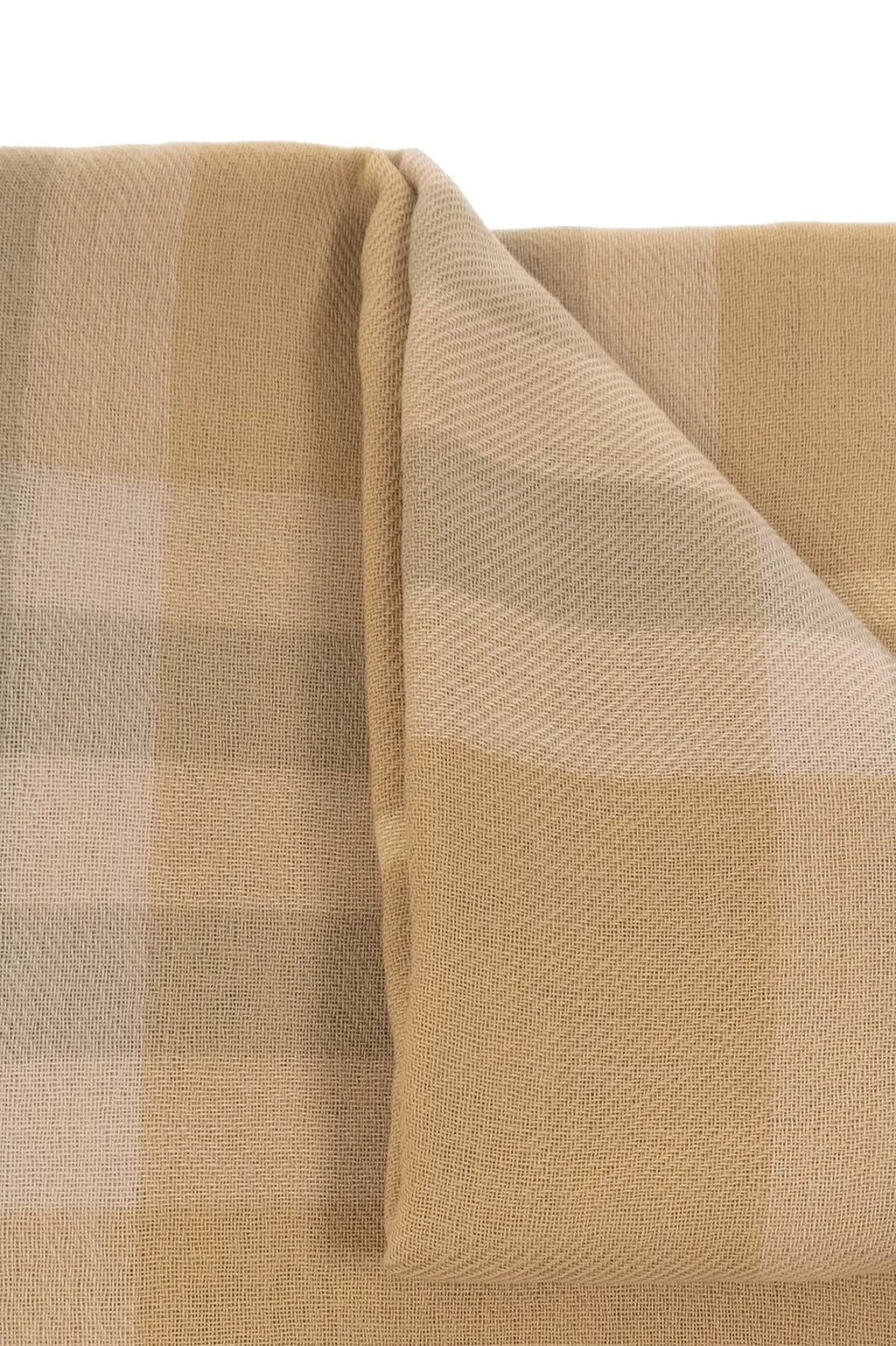 Burberry Vintage Check Fringed-Edge Scarf