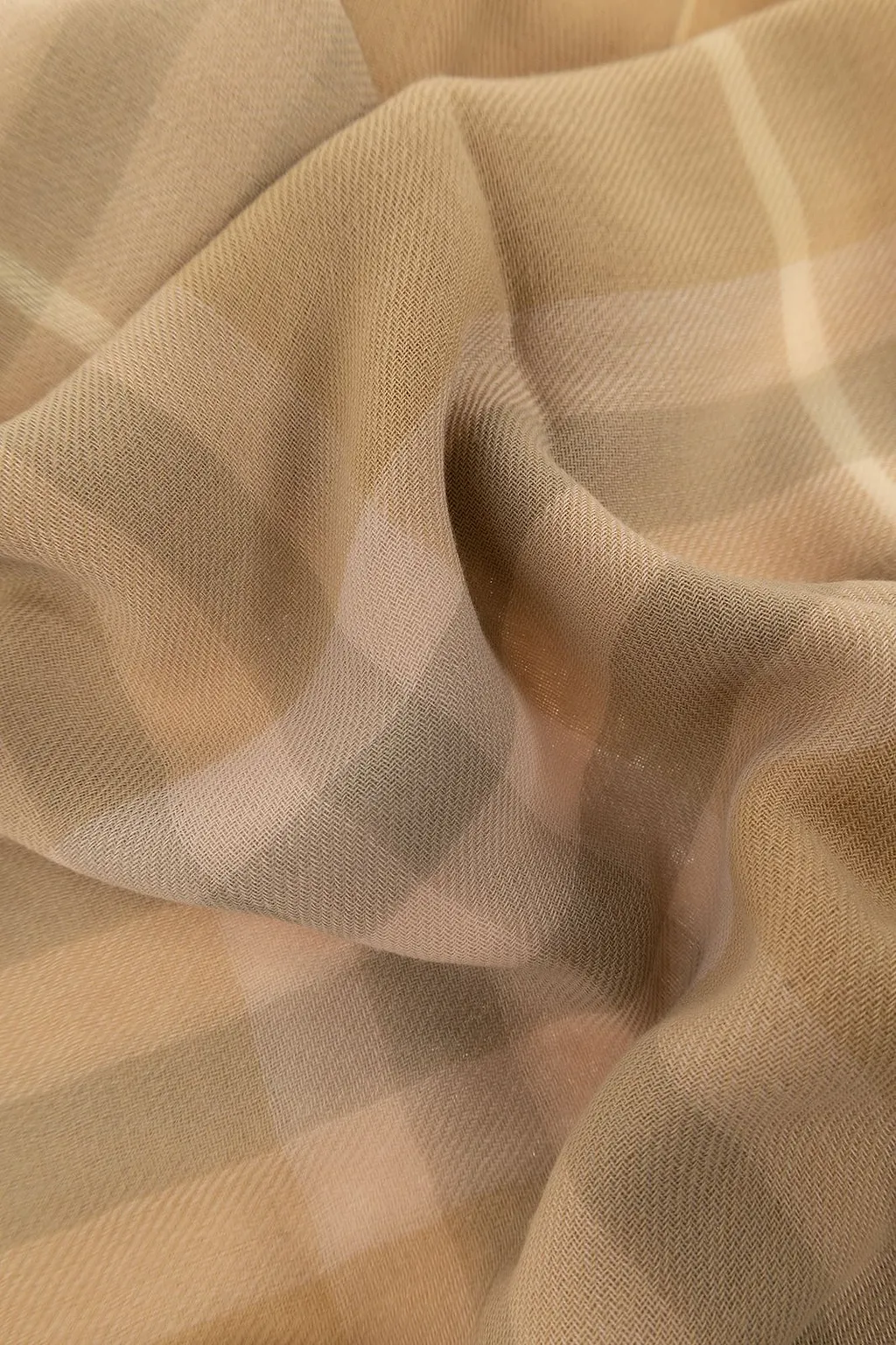 Burberry Vintage Check Fringed-Edge Scarf