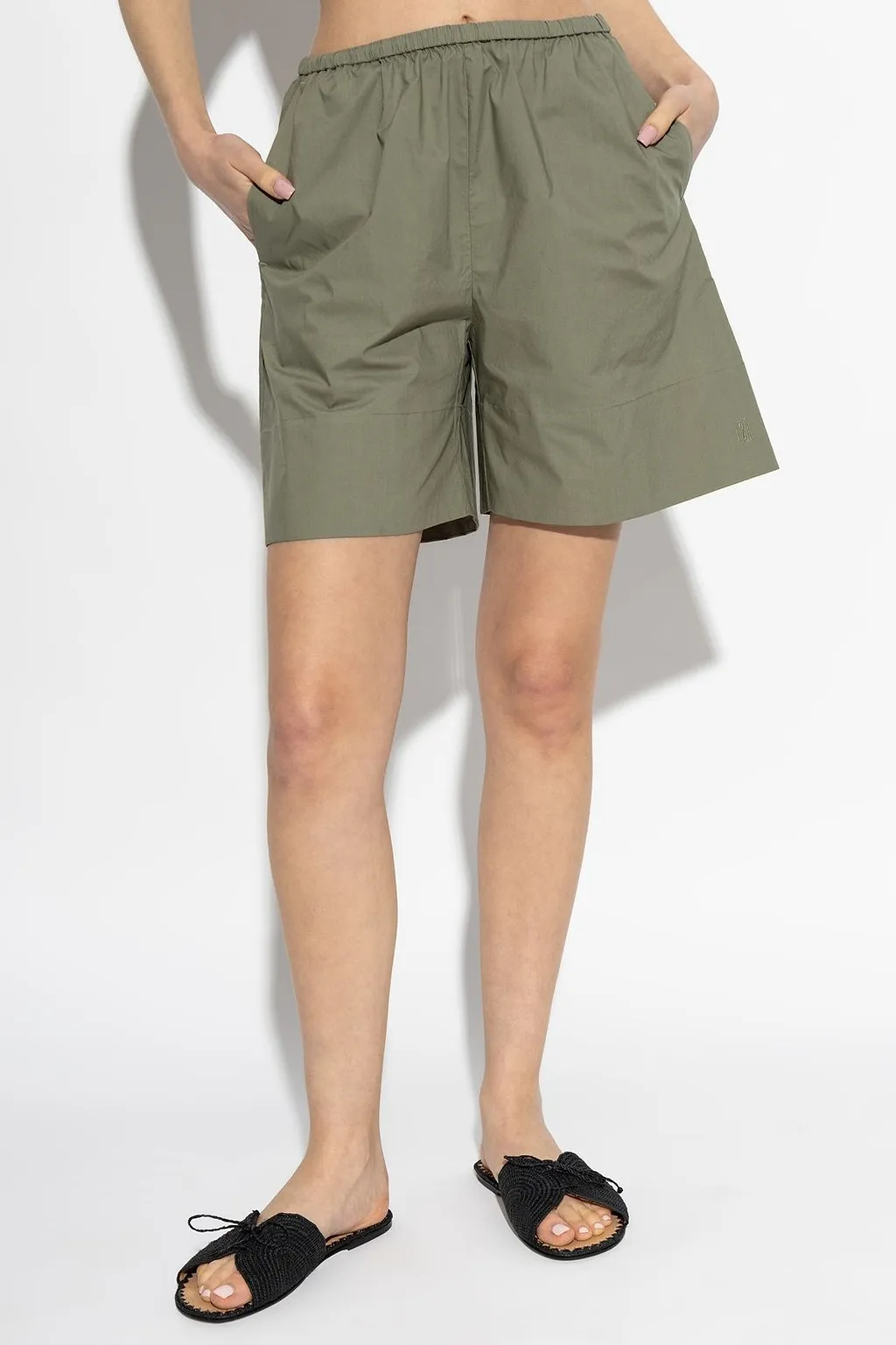 By Malene Birger Siona Elastic-Waist Shorts