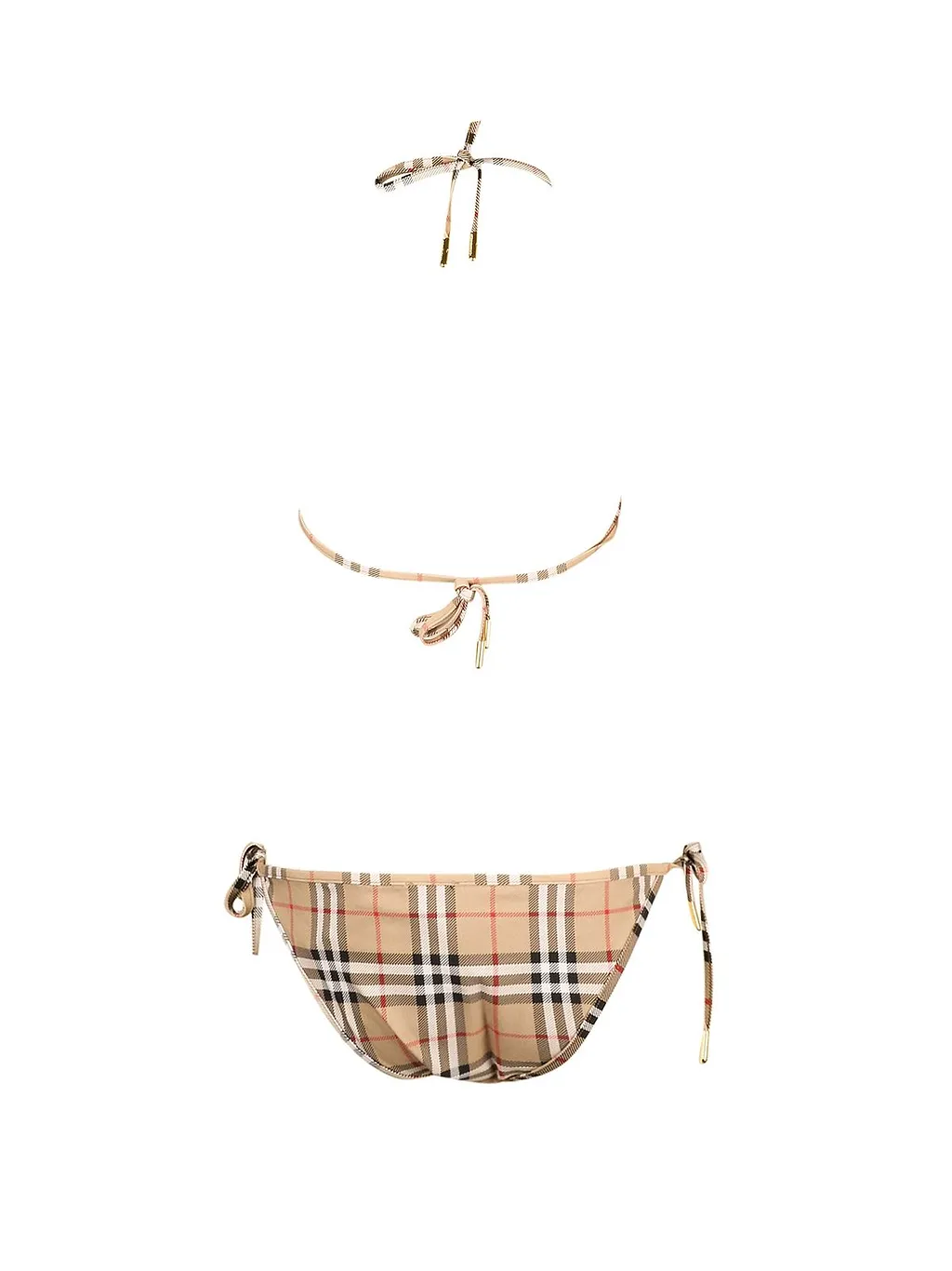 Burberry Checked Two-Piece Bikini Set