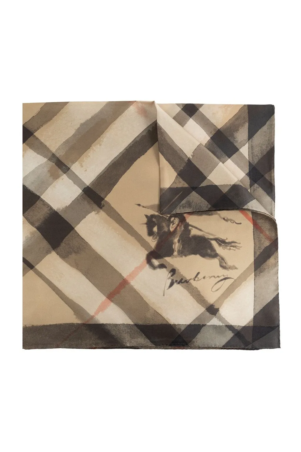 Burberry Watercolour Checked Scarf