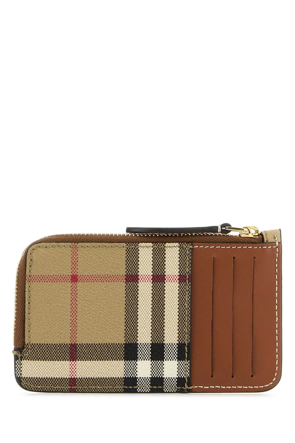 Burberry Vintage Checked Zipped Cardholder