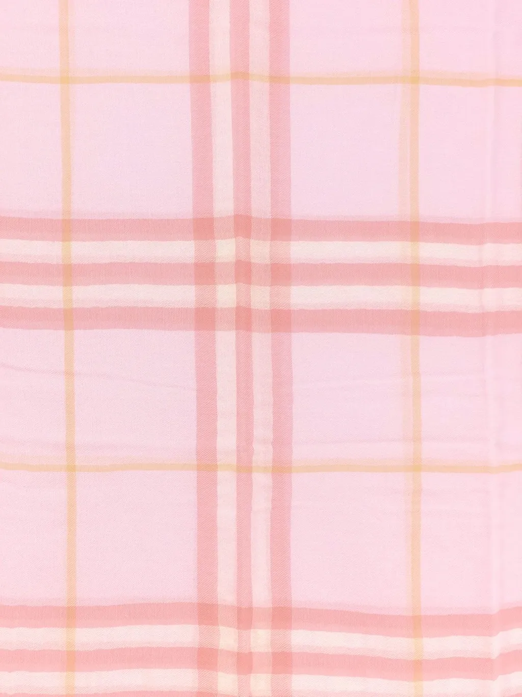 Burberry Wide Check Frayed-Edge Scarf