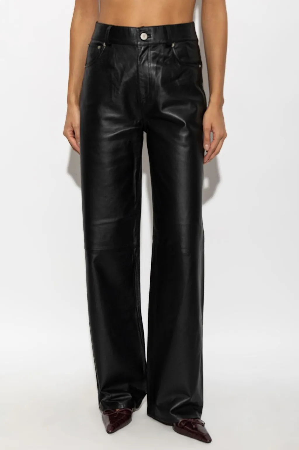 By Malene Birger Vinea Leather Trousers