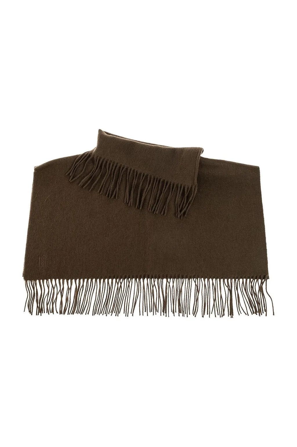 Turtla Fringed Turtleneck Scarf