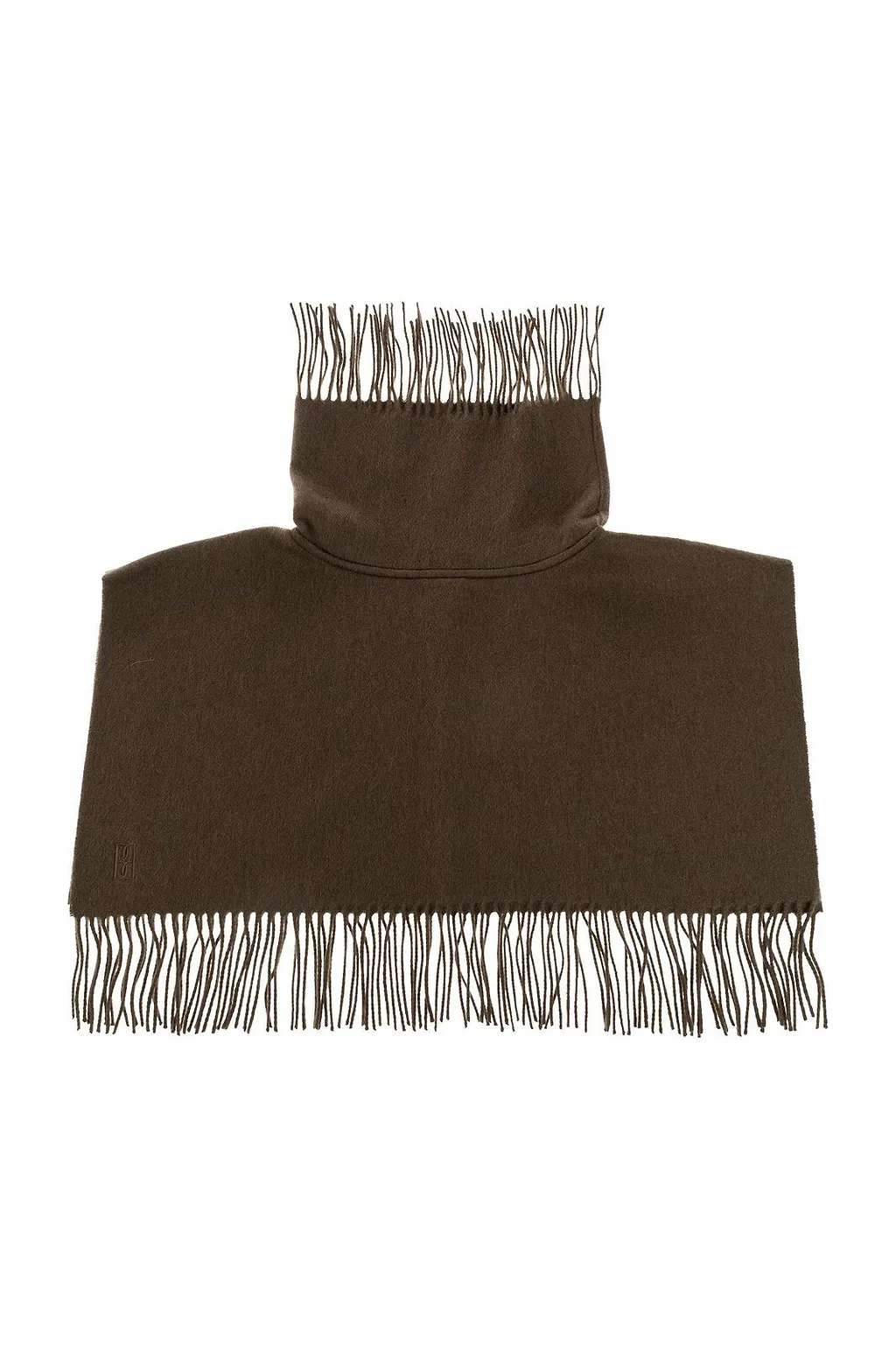 Turtla Fringed Turtleneck Scarf